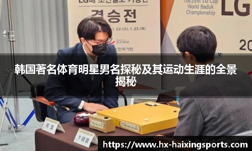 韩国著名体育明星男名探秘及其运动生涯的全景揭秘